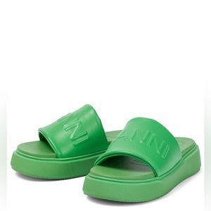 GANNI Green Slides💚